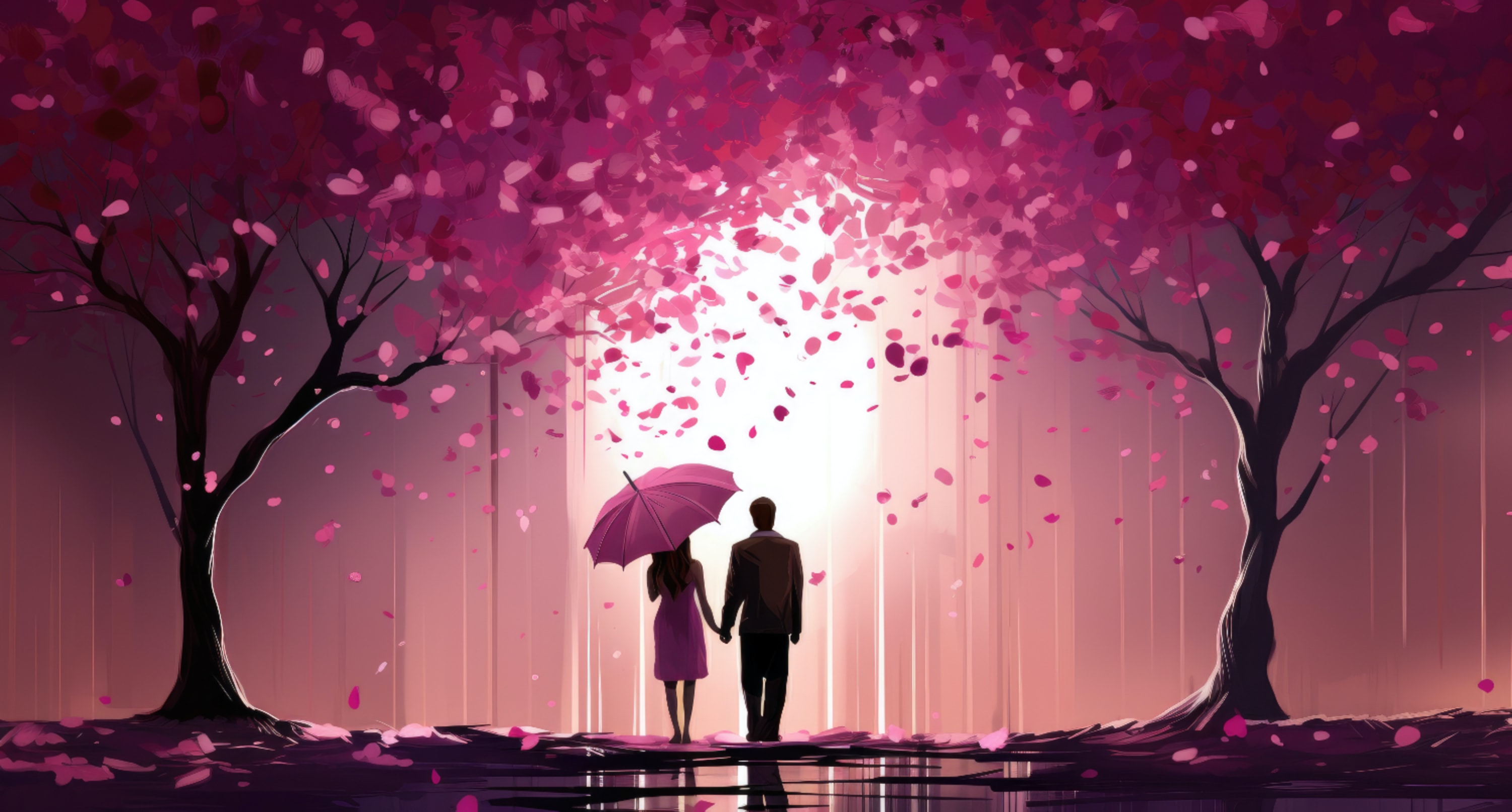 Couple healing together